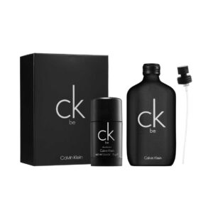 Perfume CK Be 200 ml para hombre con desodorante en presentación de dos piezas